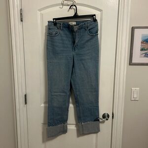 Abercrombie & Fitch The 90s Straight Ultra High Rise Jeans